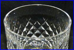 Set of 4 Vtg Waterford Crystal Glass Alana 3 1/4 Whiskey Old Fashioned Tumblers