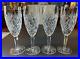 Set of 4 WATERFORD CRYSTAL Avoca(Cut Base) Fluted Champagne Glasses 7 3/8”, MINT