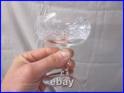 Set of 4 Waterford Champagne Colleen Sherbet Stemware 4.5 in