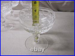 Set of 4 Waterford Champagne Colleen Sherbet Stemware 4.5 in