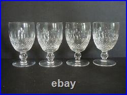 Set of 4 Waterford Crystal COLLEEN (Short Stem) Water Goblets 5 1/4 EX
