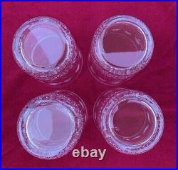 Set of 4 Waterford Crystal Colleen Double Old Fashioned Tumblers Glasses Lot 1
