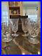Set of 4 Waterford Crystal Lismore 6-1/2 Stemmed Iced Tea Glasses Free Ship