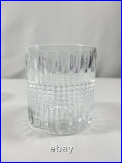 Set of 4 Waterford Crystal Lismore Diamond-style Double Old Fashioned Glasses