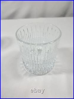 Set of 4 Waterford Crystal Lismore Diamond-style Double Old Fashioned Glasses