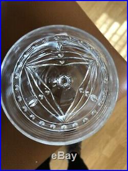 Set of 4 Waterford Crystal Overture Iced Tea / Water / Wine / Beverage Glasses