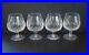 Set of 4 Waterford Cut Crystal Lismore Brandy Glasses