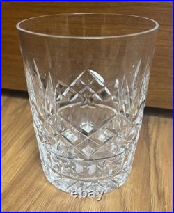 Set of 4 Waterford LISMORE 4 3/8 Double Old Fashioned Glasses Great Condition
