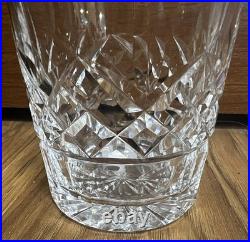 Set of 4 Waterford LISMORE 4 3/8 Double Old Fashioned Glasses Great Condition