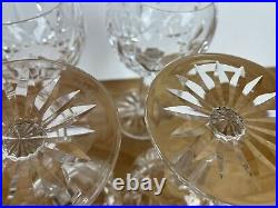 Set of 4 Waterford Lismore Balloon 12 oz Wine Glasses 7