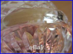 Set of 4 Waterford Lismore Roly Poly Old Fashioned crystal tumblers 3 3/8