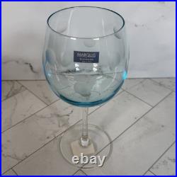 Set of 4 Waterford Marquis All Purpose Polka Dot Multi Color Goblets New in Box