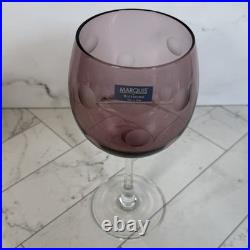 Set of 4 Waterford Marquis All Purpose Polka Dot Multi Color Goblets New in Box