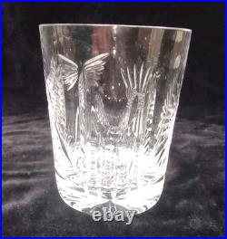 Set of (4) Waterford Millennium Double Old Fashioned Toasting Lowball Glasses