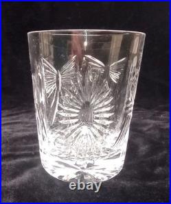 Set of (4) Waterford Millennium Double Old Fashioned Toasting Lowball Glasses