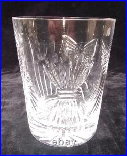 Set of (4) Waterford Millennium Double Old Fashioned Toasting Lowball Glasses