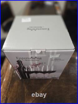 Set of 4 Waterford Vintage Elegance Burgundy Crystal Wine Glasses Bordeaux NIB Set of 4 Waterford Vintage Elegance Burgundy Crystal Wine Glasses Bordeaux NIB
