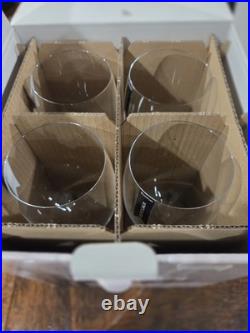 Set of 4 Waterford Vintage Elegance Burgundy Crystal Wine Glasses Bordeaux NIB