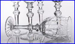 Set of 5 Rogaska Country Wine Goblet 7.75 Elegant Crystal Cut Glass Used