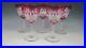Set of 5 Val St. Lambert Crystal ZERMATT ROSE 6/1943 Water Goblets EX