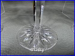 Set of 5 Waterford Crystal Ashling Hock Wine Goblet Glasses 7 3/8