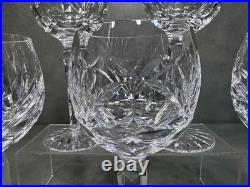 Set of 5 Waterford Crystal Ashling Hock Wine Goblet Glasses 7 3/8