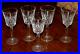 Set of 5 Waterford Tall Lismore Water Goblets 8 1/4 Excellent Condition