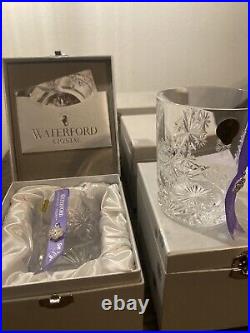 Set of 5 new crystal glasses