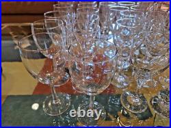 Set of 59 Wine Glasses BEAUTIFUL Party Caterer Restaurant Wedding Gala
