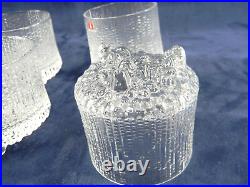 Set of 6 2.75 70mm 4oz 125ML IITTALA WIRKKALA FINLAND ULTIMA THULE GLASSES