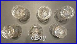 Set of 6 Edinburgh Crystal Thistle Pattern Wine Glasses, Excellent Condition