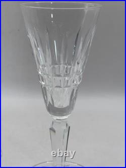 Set of 6 Glenmore Fluted Champagne Glasses by Waterford Crystal Glass 7 1/8
