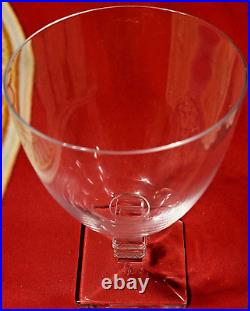 Set of 6, Gorgeous, Lalique France, ARGOS 5 Crystal Water Goblet(s) MINT