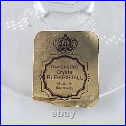 Set of 6 Vintage Bleikristall Cut Crystal Color Cordial Glass New