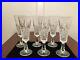 Set of 6 Vintage WATERFORD CRYSTAL Kenmare 8 Champagne Flutes Wine Glasses