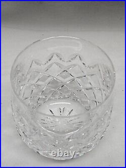 Set of 6 Vintage WATERFORD Crystal 9oz Powerscourt Old Fasioned Tumblers 3 1/2