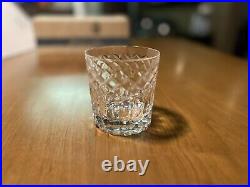 Set of 6 Vintage WATERFORD Crystal 9oz Powerscourt Tumblers IN BOX Whiskey