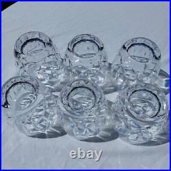 Set of 6 Vintage WATERFORD Crystal 9oz Tumbler KILDARE Drink Glasses with Box