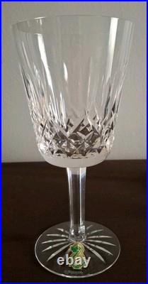 Set of 6 Vintage Waterford LISMORE Crystal Water Goblets Never Used. New In BOX