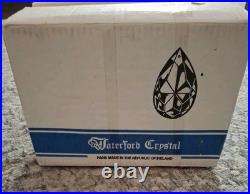 Set of 6 Vintage Waterford LISMORE Crystal Water Goblets Never Used. New In BOX