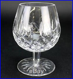 Set of 6 WATERFORD Deep Cut Irish Crystal LISMORE Brandy Snifter Glasses NR TNB