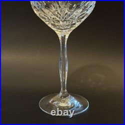 Set of 6 Water Goblets /Glasses 7-5/8, Signed Noritake Rothschild cut crystal