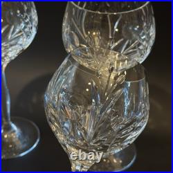 Set of 6 Water Goblets /Glasses 7-5/8, Signed Noritake Rothschild cut crystal