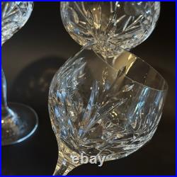 Set of 6 Water Goblets /Glasses 7-5/8, Signed Noritake Rothschild cut crystal