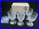 Set of 6 Waterford Crystal COLLEEN Short Stem White Wines Glasses 4-1/2 602/137