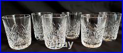 Set of 6 Waterford Crystal'Clare cut' 5 oz Tumblers 3 1/2'' H