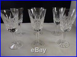 Set of 6 Waterford Crystal Lismore Sherry Glasses 5-1/8 Excellent MINT