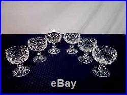Set of 6 Waterford Crystal Tall Champagne/Sherbet Dishes. Donegal. Beautiful