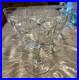 Set of 6 Waterford Plain Footed Champagne Sherbet Coupe Crystal Glasses