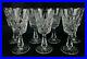 Set of 7 Waterford Crystal Kinsale 6 Clarets Wine Glasses